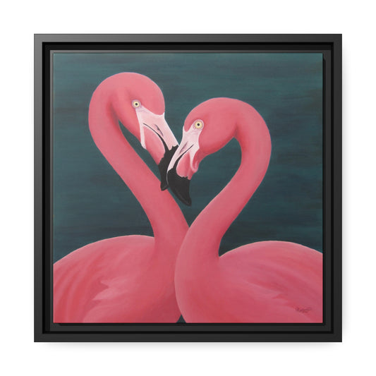 Flamingo Love Painting Reproduction