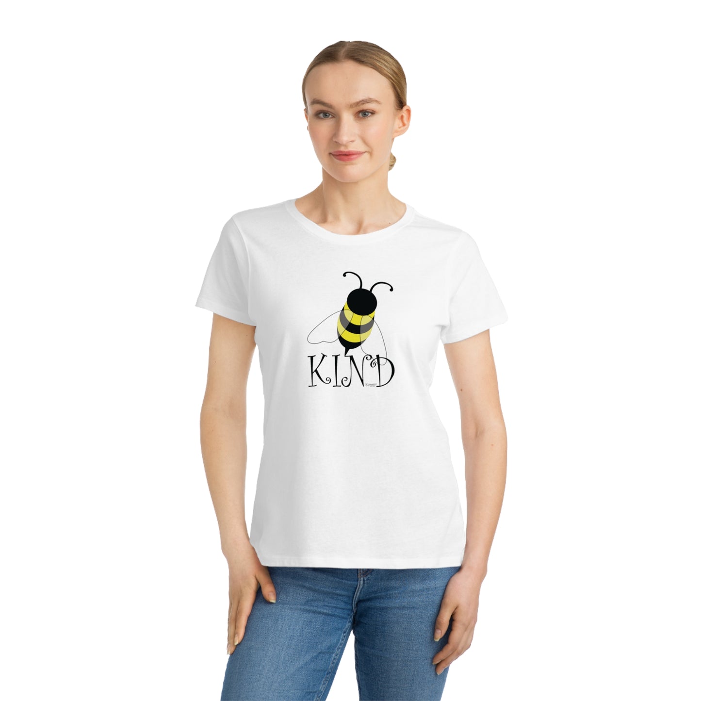 Bee Kind: The Women's Classic Organic Cotton T-Shirt That Inspires Compassion
