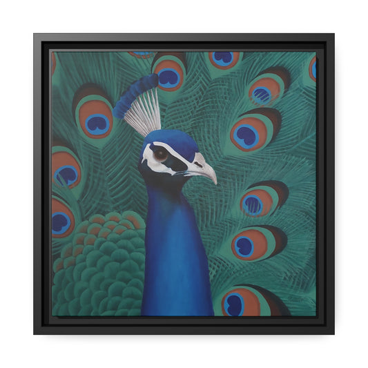 Peacock Reproduction on Stretched Canvas: A Stunning and Sustainable Piece of Art