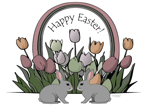 Bunny Love Easter eCard: Hoppy Easter Wishes!