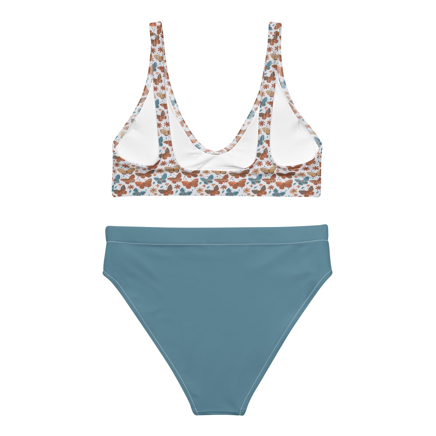 Flutter into Summer with the Eco-Friendly Recycled Butterfly High-Waisted Bikini (Sustainable Style!)